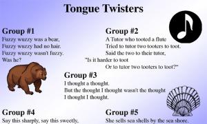 گزینه های twisters زبان در مورد سال نو