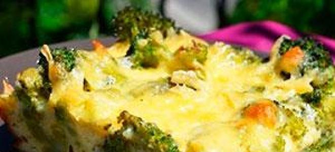 Cum să gătești caserola cu broccoli cu brânză și ou la cuptor Pregătiți caserola cu broccoli
